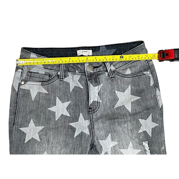 Women’s Size Medium Distressed Star Rock Jeans Eagel Los Angeles - Picture 5 of 8